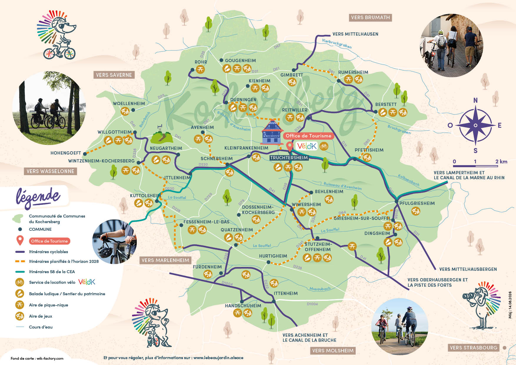 carte itineraires cyclables grand public BD 14_08_2026